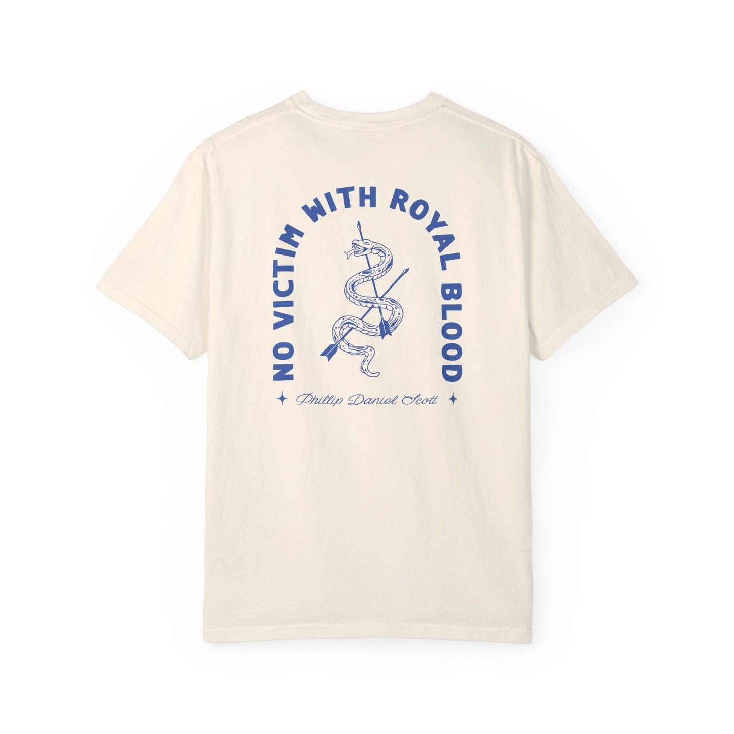 "No Victim With Royal Blood" Shirt (Ivory)